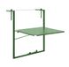 Balkontafel Soléa, verstelbaar, 55 x 45 cm, lichtgroen, gemaakt in Frankrijk