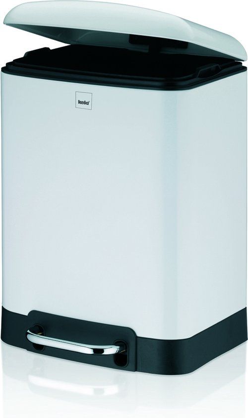 Kela Davino Pedaalemmer - 6L - Wit - RVS
