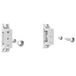 ABN FIP1N2 DIN-railhouder geïsoleerd_2 voor 15 mm DIN-rail 15 mm (set 2 stuks) DIN-raildrager 2 stuk(s)