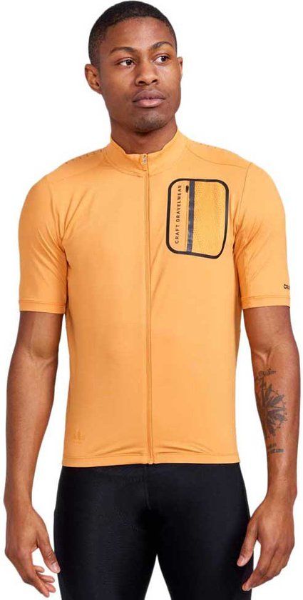 Craft ADV Offroad SS Jersey - MTB fietsshirt korte mouwen heren - oranje - L