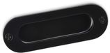 SOTECH 10 x Meubelgreep EL-08 Boorgatafstand 108 mm Zwart mat Infreesgreep