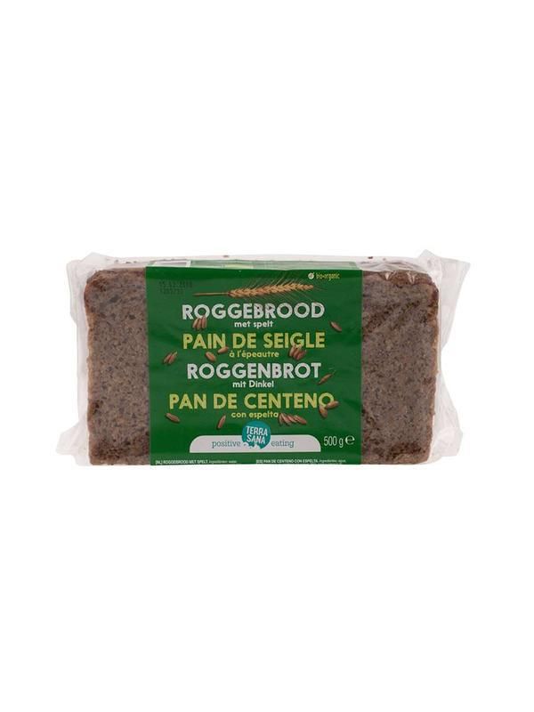 TerraSana Roggebrood Met Spelt 500gr