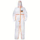 Uvex Overall Disposable Coveralls Weiß, Orange (98375)-L