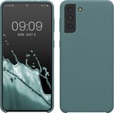kwmobile telefoonhoesje compatibel met Samsung Galaxy S21 Plus hoesje - Zachte case voor smartphone - Back cover in Arctische nacht