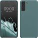 kwmobile telefoonhoesje compatibel met Samsung Galaxy S21 Plus hoesje - Zachte case voor smartphone - Back cover in Arctische nacht