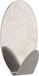 Tendance Plakhaakje ovaal - Zelfklevend - RVS - Zilver - 4 x 3,5 x 7 cm