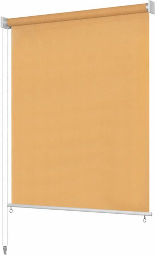 vidaXL Rolgordijn voor buiten 180x140 cm beige