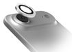 SBS Protecteur d'objectif d'appareil photo pour Apple iPhone 17 Air - Verre trempé - Noir/Transparent