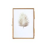 Wintem Gouden tafelfotolijst met comfortabele opening aan de zijkant, 15 x 10 cm