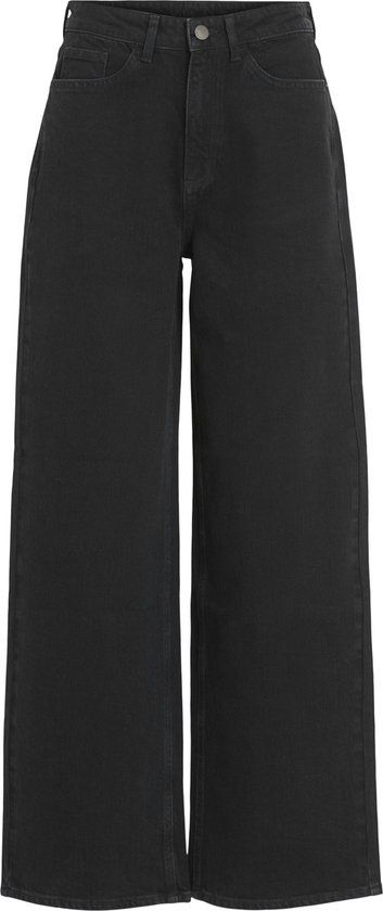 VILA Wide fit jeans VIFREYA high-waist Black Denim W44 X L32