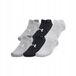 Under Armour Essential No Show 6 paar uniseks essentiële sokken (6 stuks), multicolor, 34-37