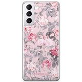 ERT GROUP mobiel telefoonhoesje voor Samsung S21 origineel en officieel erkend Babaco patroon Flowers 054