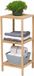 alpina Badkamerrek - 3 Etages - 33 x 32 x 77,5 CM - Badkamermeubel - Ecologisch Bamboe Hout