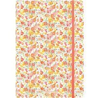 Oberthur Notitieboekje A5 Caracas Fleurs Orange 200 pagina's Harde kaft