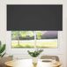 VidaXL Rolgordijn verduisterend 150x175 cm stofbreedte 146,6 cm zwart