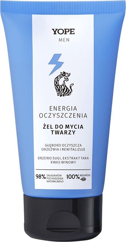 YOPE Men Wood Gezichtsreinigingsgel voor mannen 150ml