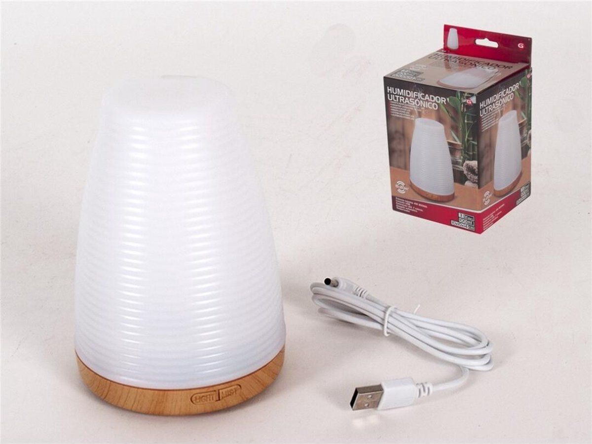 GeBoWeb Ultrasone Luchtbevochtiger 14Cm Led+Timer - 8430540818254