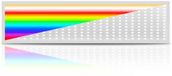 HLT Panneau LED rétroéclairé 120x30 cm 40 W rgb+cct switch