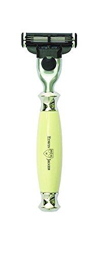 Edwin Jagger Gesimuleerd Ebony Gillette Mach 3 Azor Ivoor Scheermes Heren