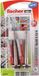 Fischer cheville Duopower avec vis inox A4 10x50mm (Par 2 pièces)