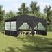 vidaXL Partytent Antraciet 400 x 400 x 266 cm Polyetheen