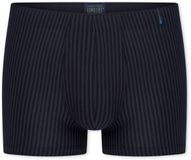Schiesser Hip-Shorts Long Life Soft - Heren Onderbroek zwart blauw