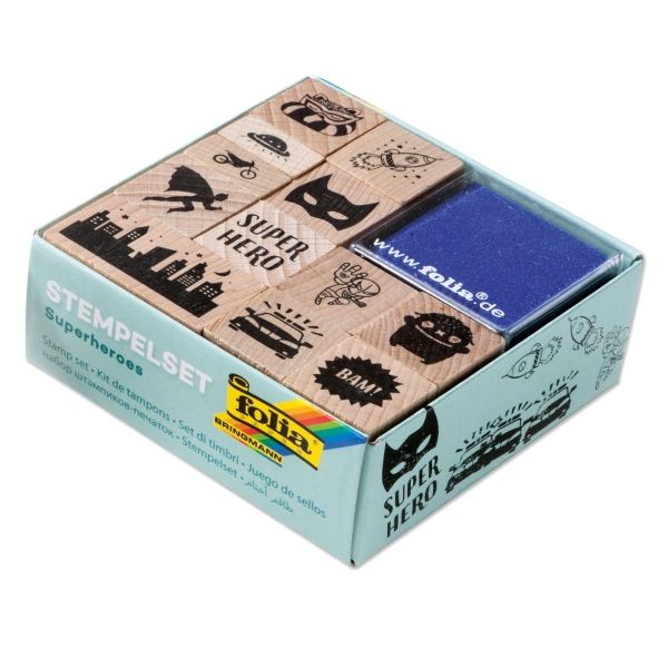 Folia 31103 - Kinderstempelsets - hout