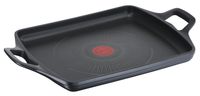 Tefal Robusto Plancha - 26x32 cm - Black - Cast Aluminium