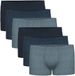 Seidensticker Boxershorts Set van 6 - Zwart/Blauw - Maat M