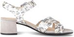 Gabor - Femmes - Sandales à talon - Blanc gris combi - Taille 39