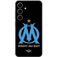 Samsung Galaxy S25 logo om olympique de marseille zwart fond Maniacase