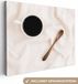 OneMillionCanvasses Canvas Schilderij Koffie - Lepel - Mok - 40x30 cm - Wanddecoratie