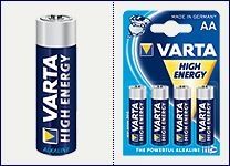 Varta HIGH ENERGY AA Alkaline Batterijen - 4 stuks