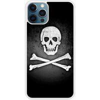 Pirate Drapeau Bedrukt siliconen hoesje compatibel met iPhone 12 Pro Max