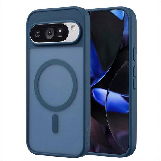 imoshion Color Guard Backcover met MagSafe voor Google Pixel 9 / 9 Pro / 10 / 10 Pro - Donkerblauw