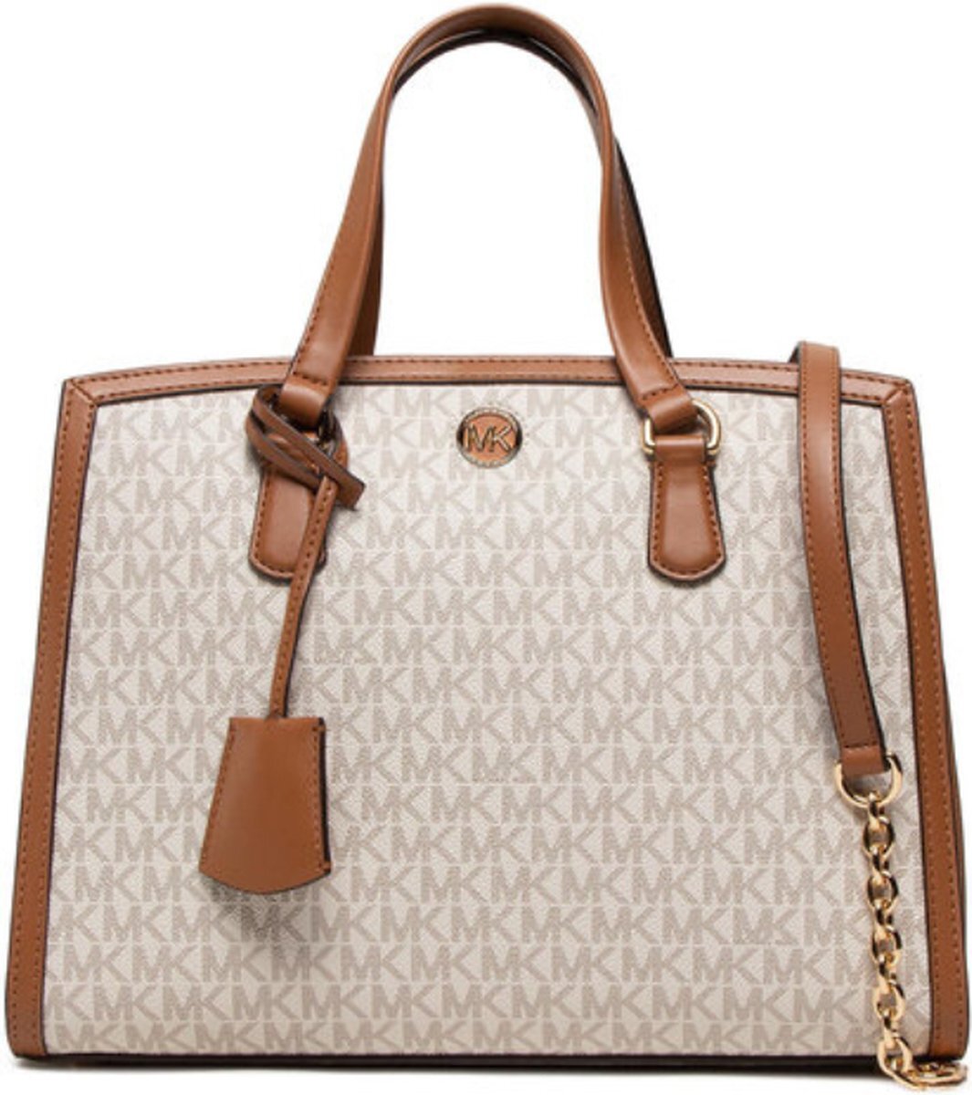 Michael Kors MD Satchel Dames Handtas - Vanilla Acorn