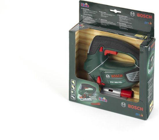 Klein Toys Bosch II decoupeerzaag - 17,9x5x16 cm - incl. realistische geluids- en lichteffecten