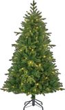 Black Box Trees Brampton Kunstkerstboom Slim met LED Verlichting - H120 x Ø86 cm - Groen
