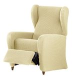 Eysa Cora Bi-Elastic Relax Sofa Hoes Polyester-Katoen, Beige, 36 x 27 x 9 cm