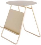 Leitmotiv Bijzettafel Esencia - Gebroken wit - 40x40x48cm - Modern