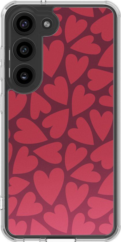 imoshion Hoesje - Geschikt voor Samsung Galaxy S23 - Design hoesje - Hearty Coral Dust