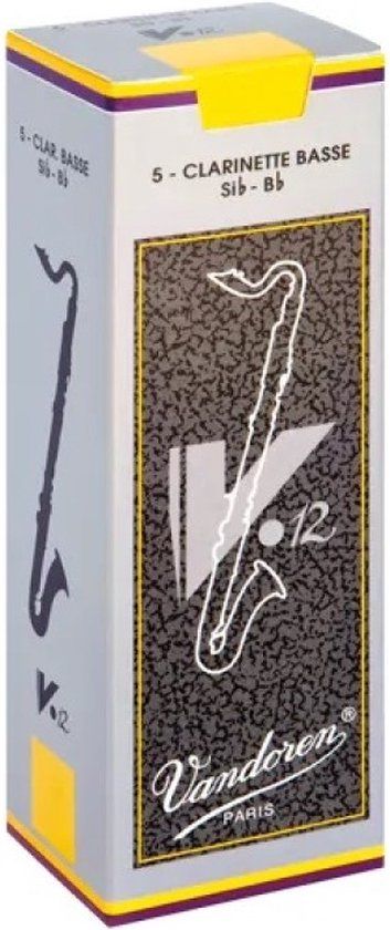 Vandoren Bas Klarinet V12 Rieten - 5 stuks - 2.5