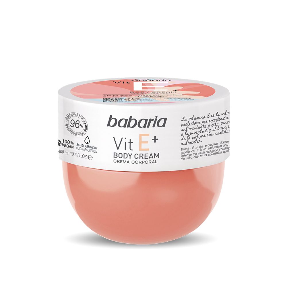 Babaria Body Cream Vitamin E 400ml - Women's Cream