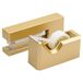 JAM PAPER Office & Desk Sets - 1 Stapler & 1 Tape Dispenser - Gold - 2/Pack