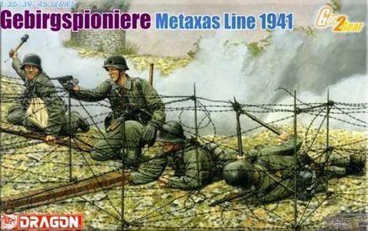 Dragon 6538 Gebirgspioniere, Metaxas Line 1941 Model Kit 1:35