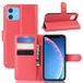 Apple Étui Portefeuille iPhone 11 avec Fermeture Magnétique - Rouge