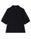 A|X Armani Exchange Polo Essentiel Signature pour Femme - Noir (XL)