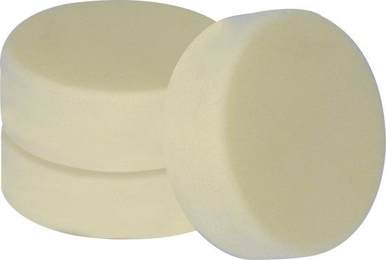 Carpoint Polijstsponzen Medium 150 Mm Wit 3 Stuks