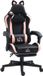 Homcom Gamingstoel Kunstleer Zwart
