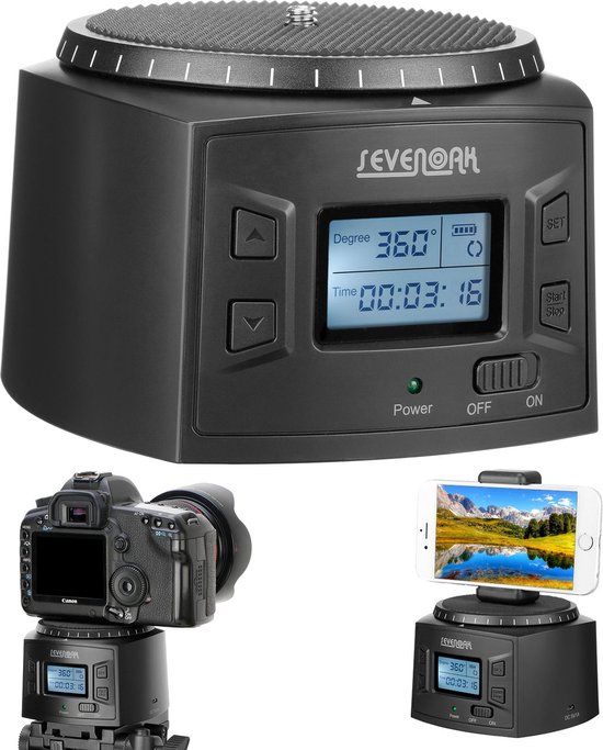 Sevenoak SK-EBH2000 Statiefhoofd Zwart